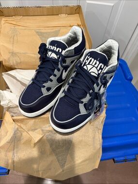 Nike Men’s Air Force 3 nigo low Navy & Gray Sneakers